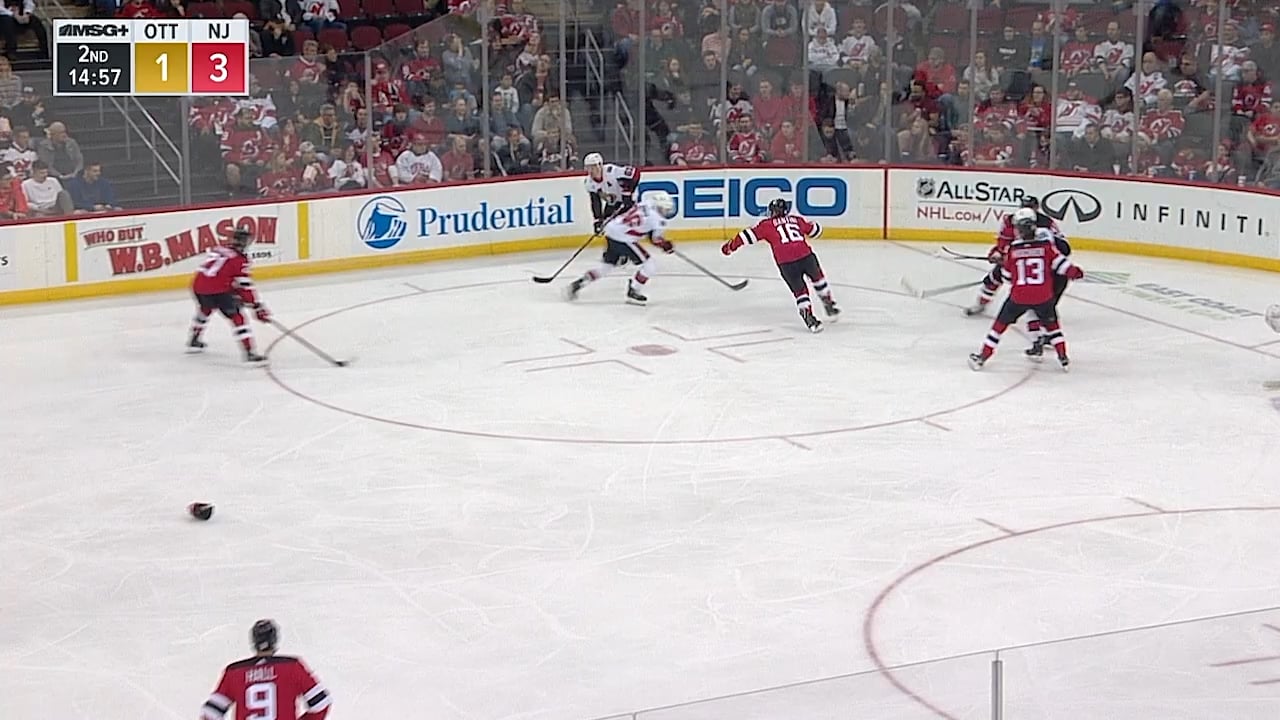 On This Day in 2018 - Sami Vatanen's heroic goal line save springs Palmeri to set up Hall