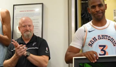 You mean to tell me he was cheered on like this by the Spurs just last season but suddenly he's so disruptive you need to send him home two months into his farewell tour? Just a soft organization...