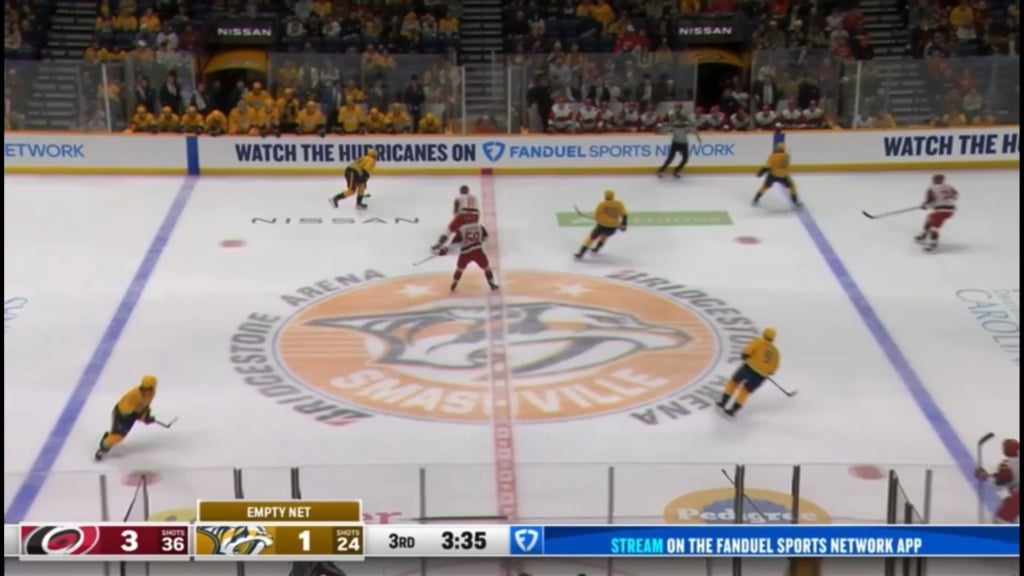 Kochetkov with a solid attempt at a goalie goal