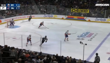 Mason Marchment knees Matthew Schaefer