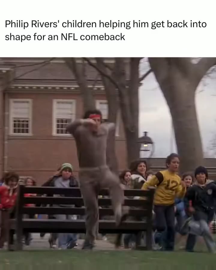 All those kids, I would come out of retirement too…