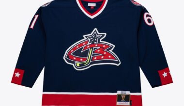 55% off Rick Nash Columbus Blue Jackets 2003-04 Mitchell & Ness Jersey