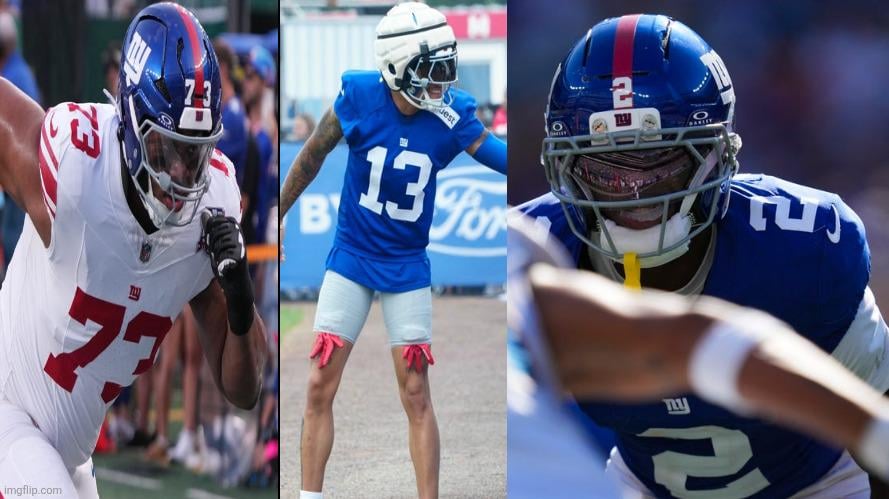 We all know bad coaching has been the real problem not the talent. Thats why its time to petition to give players a shot this week. Start Evan Neal, Jalin Hyatt, and Tae Banks. This is their time to shine.