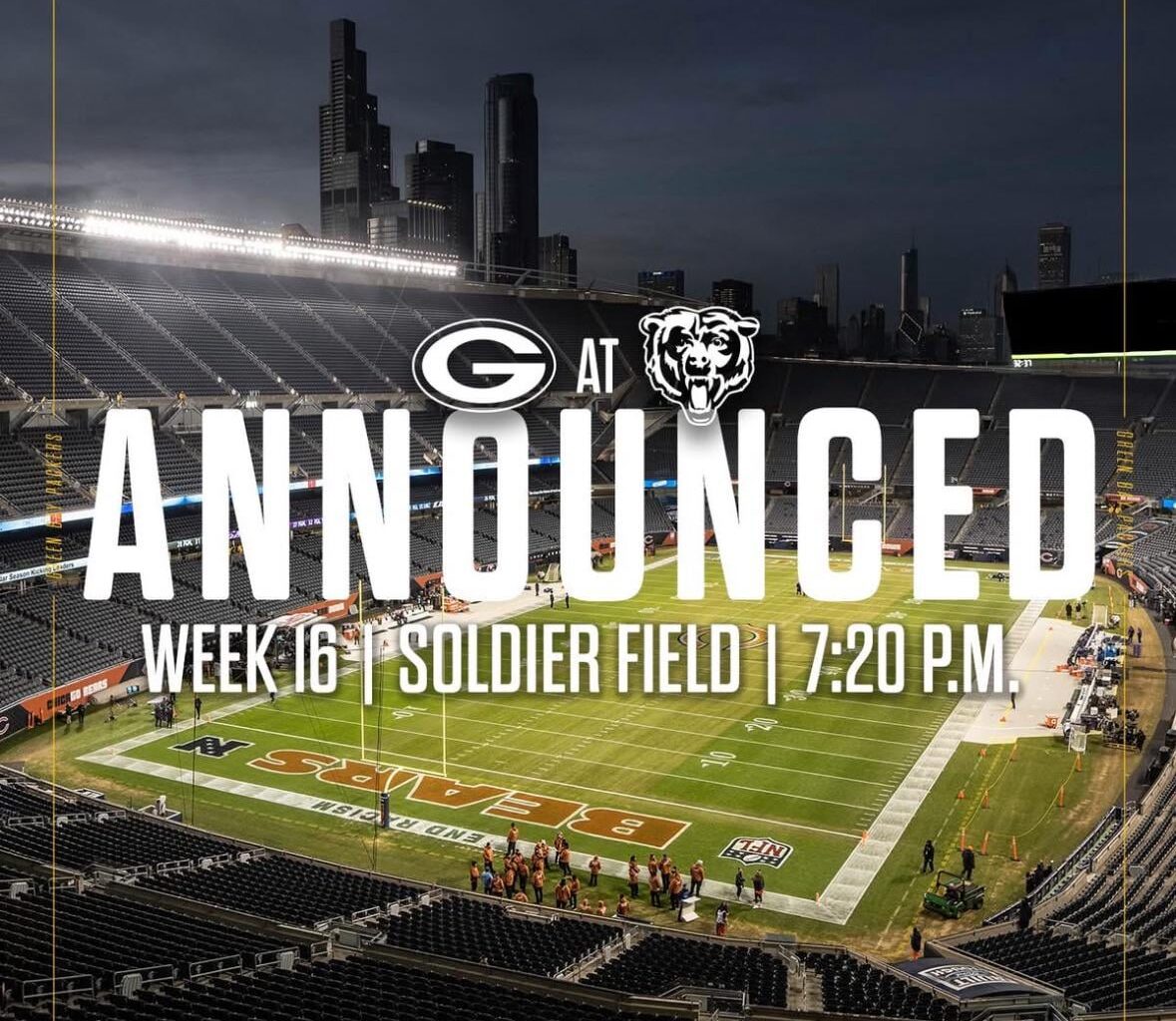 Week 16 Bears game flexed