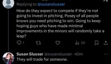 Susan Slusser expects the giants to be involved in the trade market