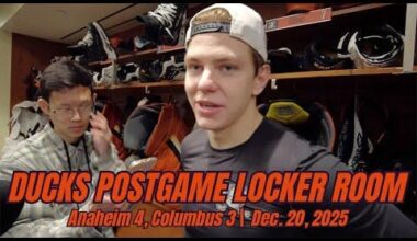 Pavel Mintyukov: "That's what we needed. Just strong game." | Full Ducks Postgame Media with Mintyukov, Granlund, Quenneville