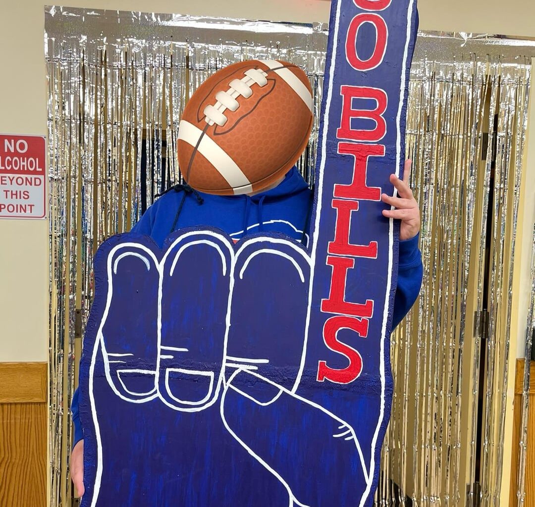 My Bills “Foam” Finger for a Costume Contest