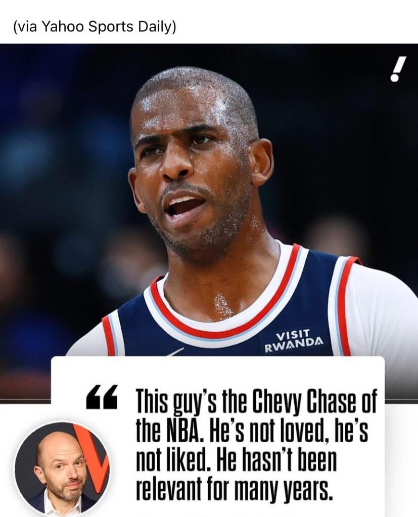 Now it's time for... How Did CP3 Get Roasted?