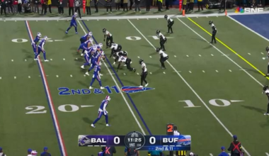Josh Allen goes god mode against the ravens in the 2025 season opener