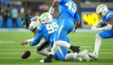 Jalen Hurts had more turnovers tonight (5) then Jaxson Dart has this season (4)