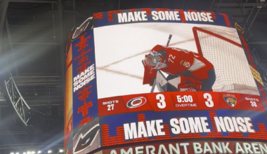 My first ever hockey game