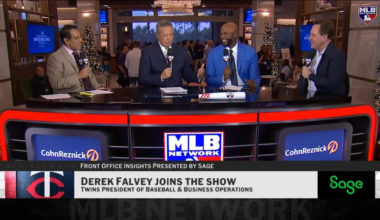 Derek Falvey on how the Twins will look to build around Buxton and the Starting Rotation; "...when you have Byron Buxton roaming center field, you got a shot every night."