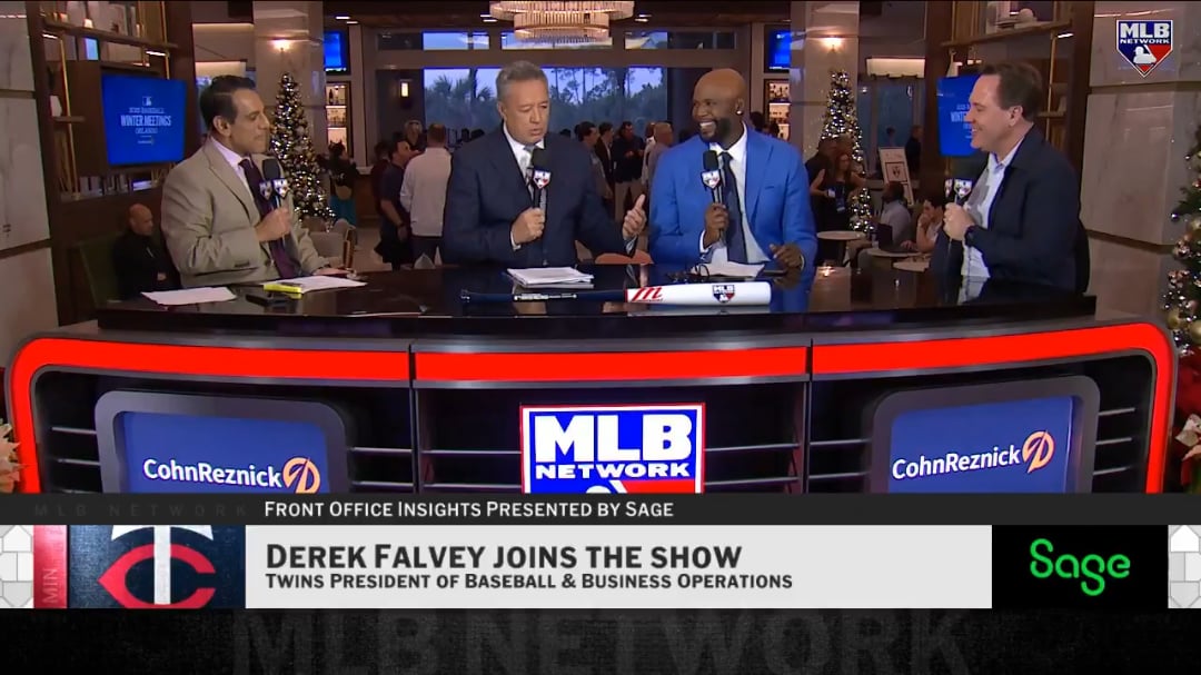 Derek Falvey on how the Twins will look to build around Buxton and the Starting Rotation; "...when you have Byron Buxton roaming center field, you got a shot every night."