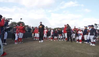 LA Dodgers pitcher Roki Sasaki held a Baseball clinic for children in Suzu City, Japan today to encourage those affected by the Noto Peninsula Earthquake in 2024 and Otsu Noto heavy rain disaster, and impresses kids with a long distance throw to the outfield.