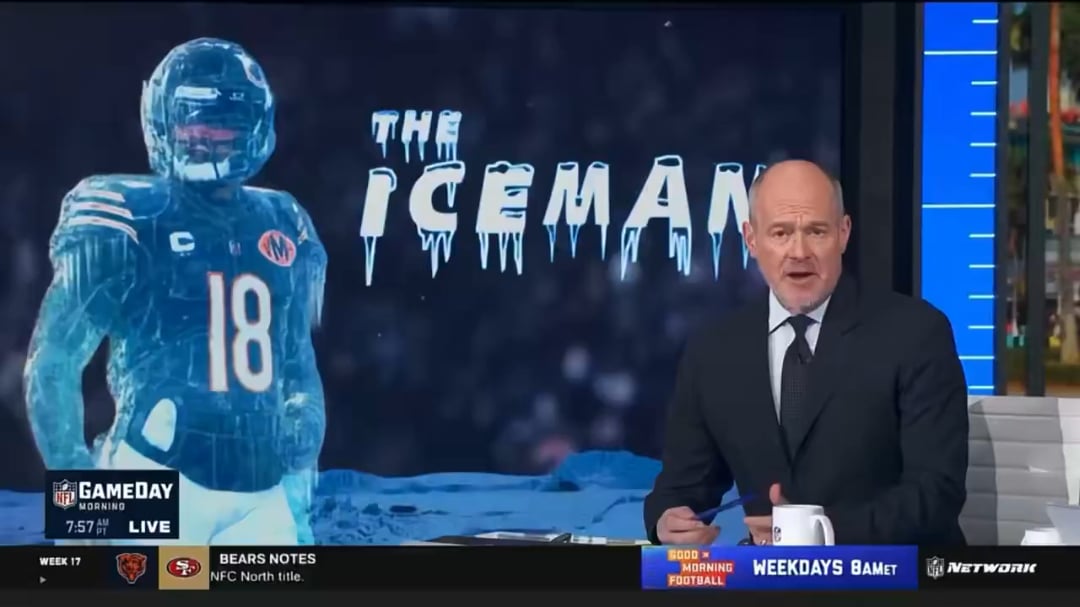 [Bearsszn] This Caleb Williams segment from @NFLGameDay this morning is COLD. 🎥: @yugebearsfan