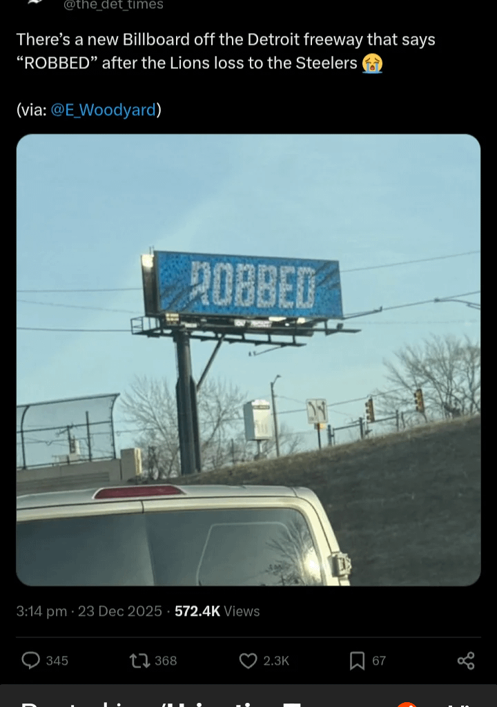 Lions fan has more money than sense