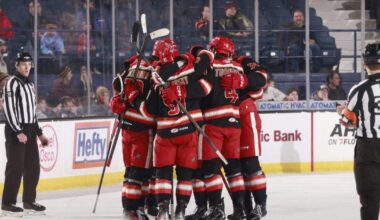 The Griffins surpassed the 2005-06 Wilkes-Barre Scranton Penguins’ 20-1-2-1 start for the best in AHL history through 24 games, and stood as the only team in league history to win 22 of their first 24 contests.