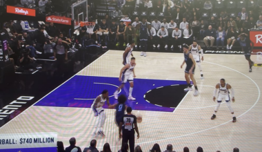 Low key favorite play of the night: Edeys gravity