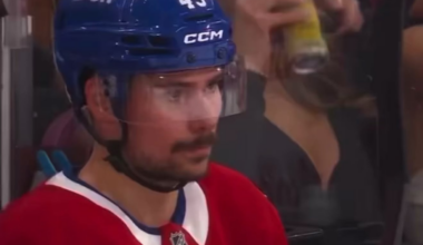 Bell Centre camera-man locks in