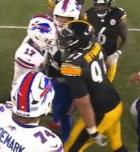 What did Josh Allen say to Cameron Hayward (wrong answers only)?