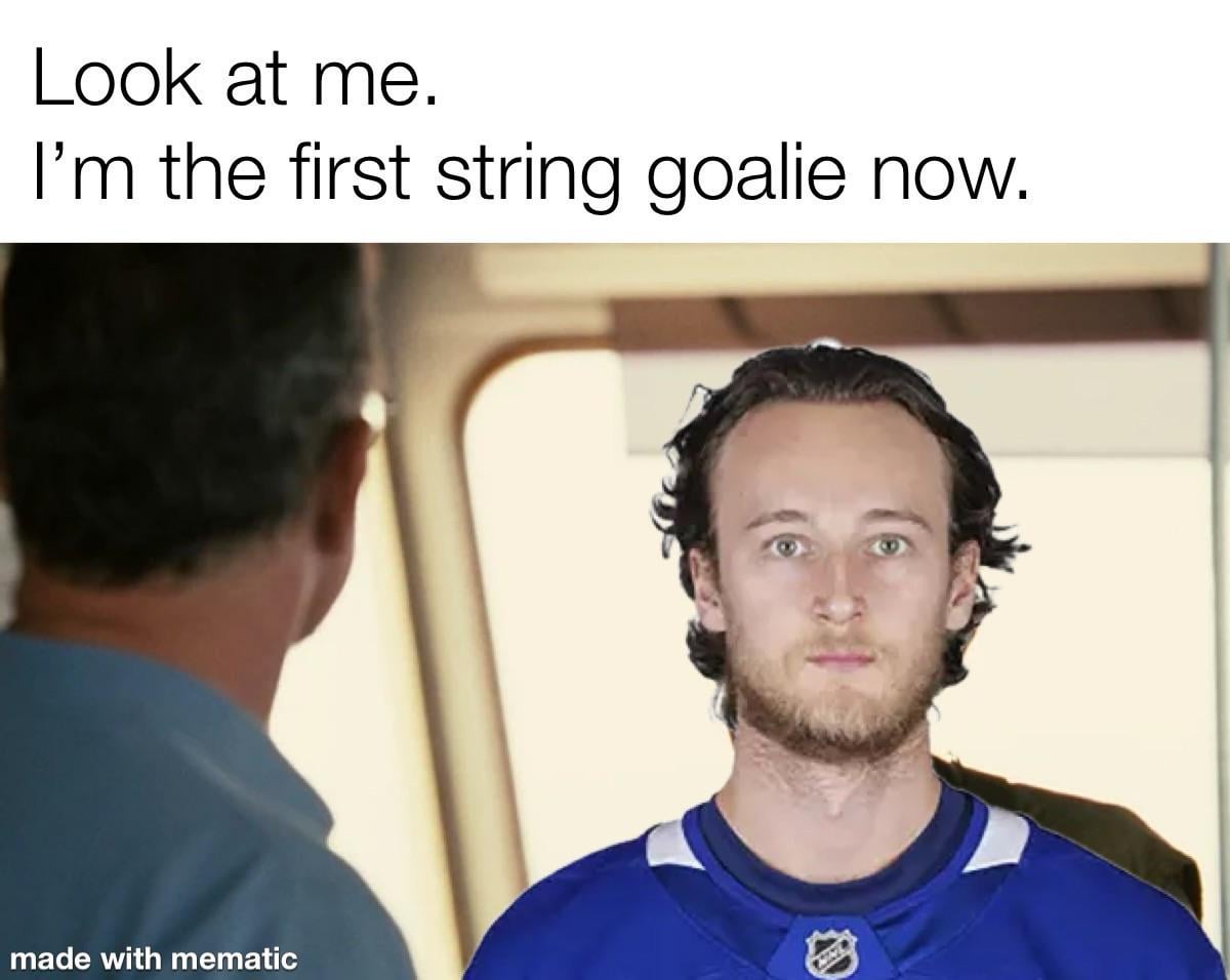 Leafs first shutout of the season and its from their 3rd string goalie