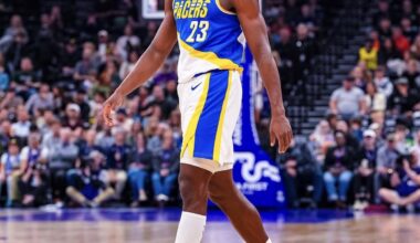 Aaron Nesmith, who has been out with a sprained left knee, is available to play tonight against the Miami Heat (via Pacers Instagram)