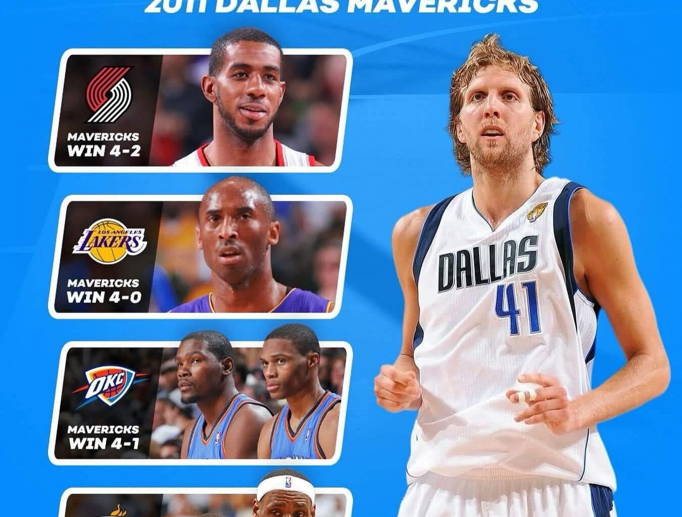Don’t forget the 2011 mavs