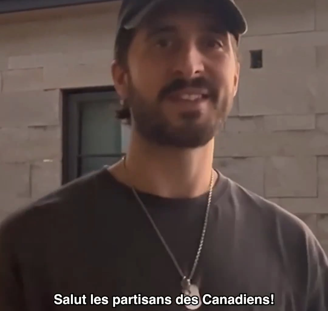 "Salut les partisans des Canadiens!"