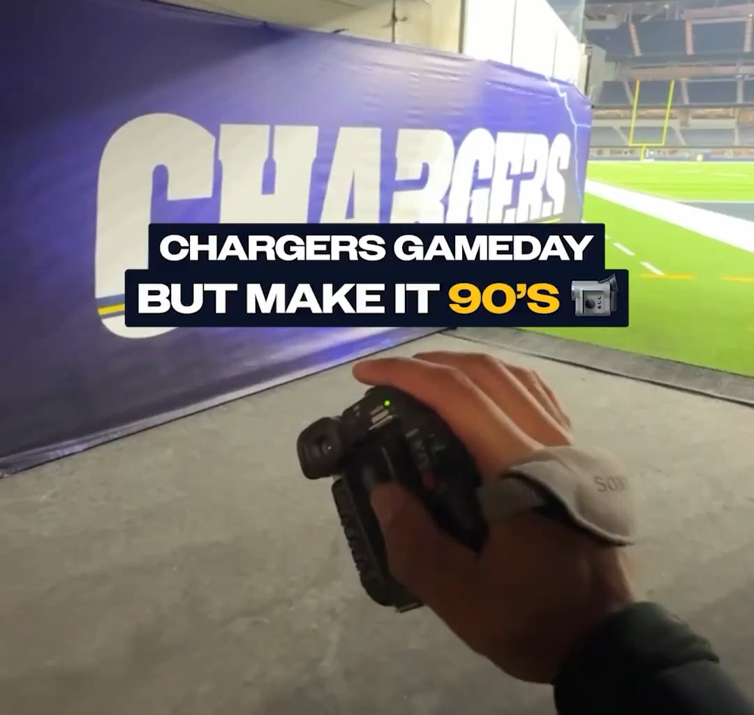 [chargers] that 90's feel 📹