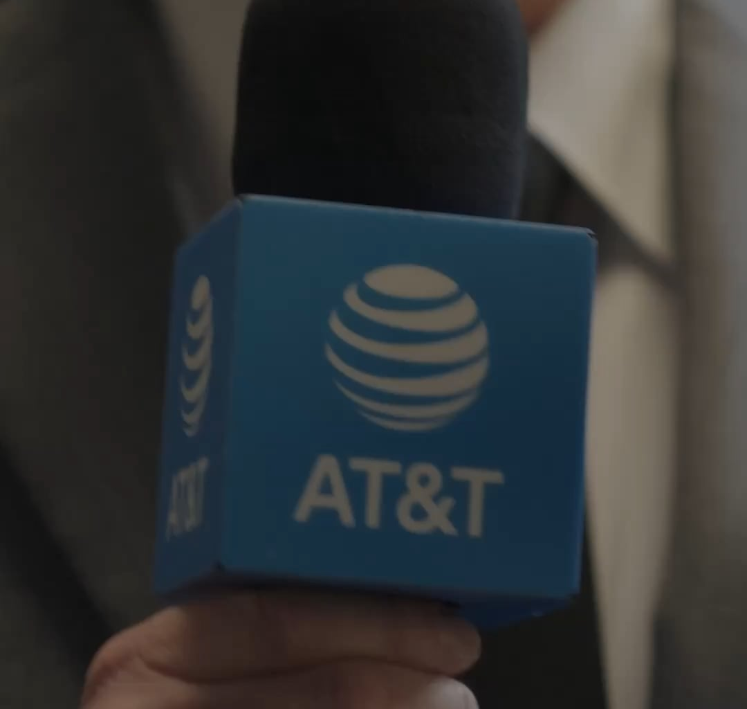 Nick Gallo teased for an AT&T ad