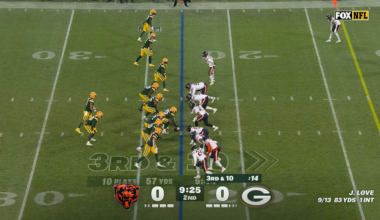 [Radio] "Christian Watson! When nine equals number one receiver!"