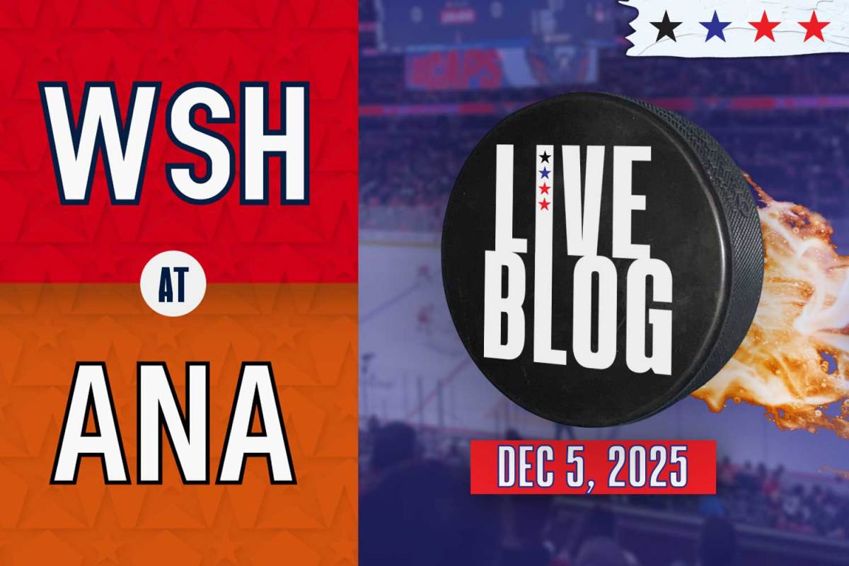 Live updates: Washington Capitals vs Anaheim Ducks at Honda Center