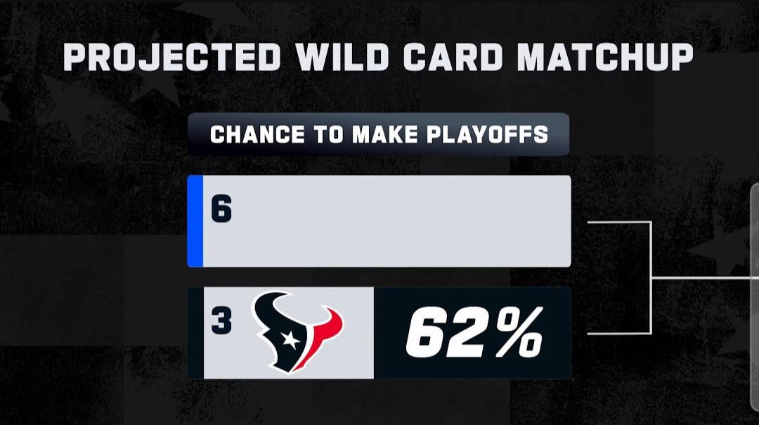 NFL channel on youtube has us winning the division.