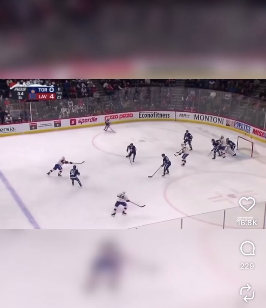 Pezetta laid a questionable hit which led to three suspensions on both teams but it should have been like 10+ for Laval. The amount of people swinging on the bench or 2-4v1 against marlies players is wild.