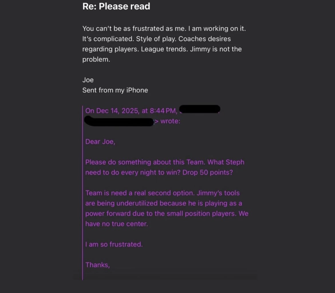 Man just imagine if someone had the Reinsdorfs email or Ricketts Email. Warriors fans know what they’re doing meanwhile bulls and cubs fans just play soft ball