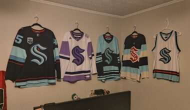 Finally Hanging my Jerseys!