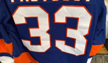 “Game Used” Bridgeport Jersey