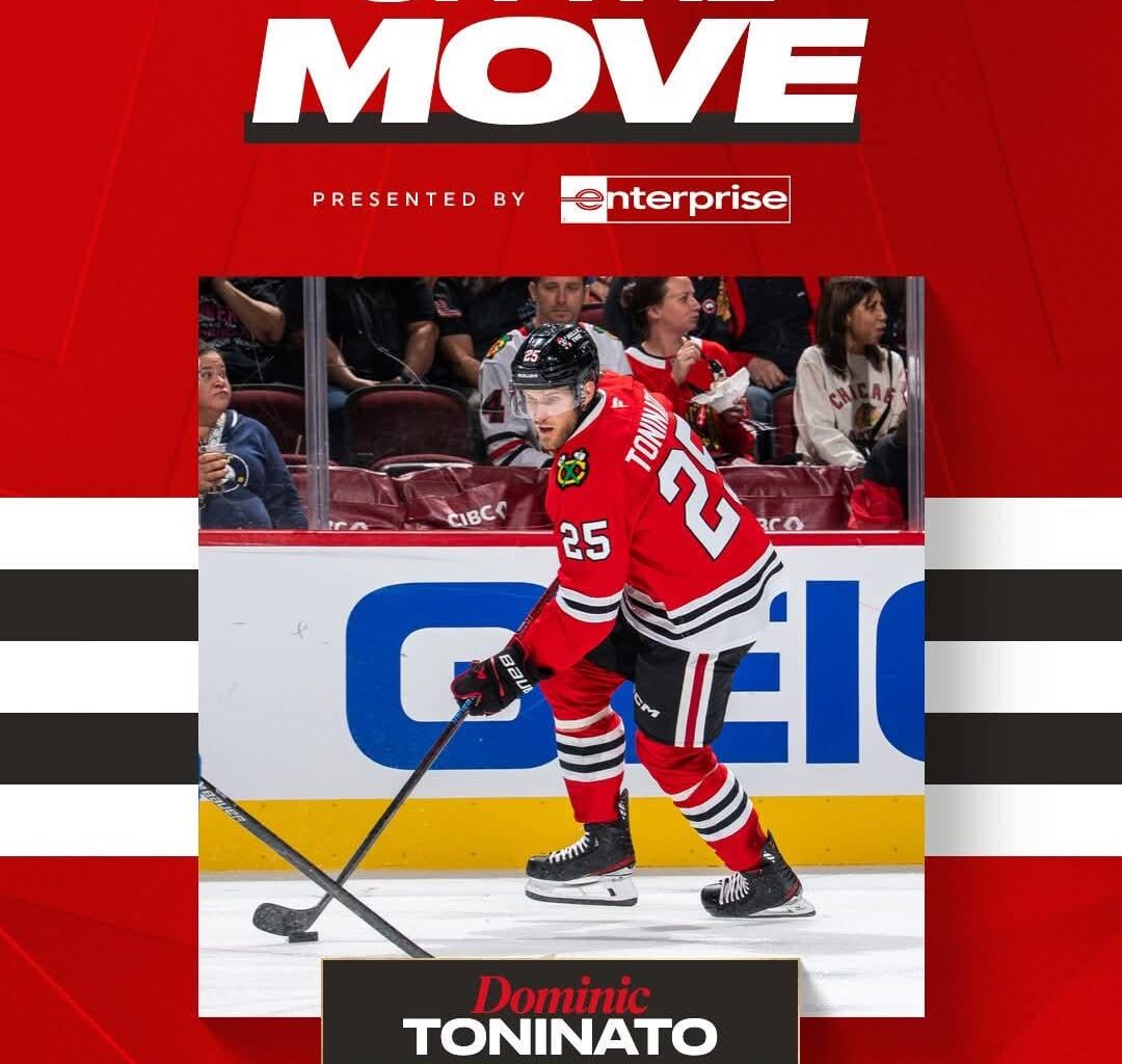 Blackhawks recall Dominic Toninato from RFD