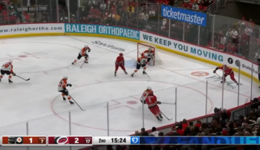 Gostisbehere cracks Noah Cates’ ankles