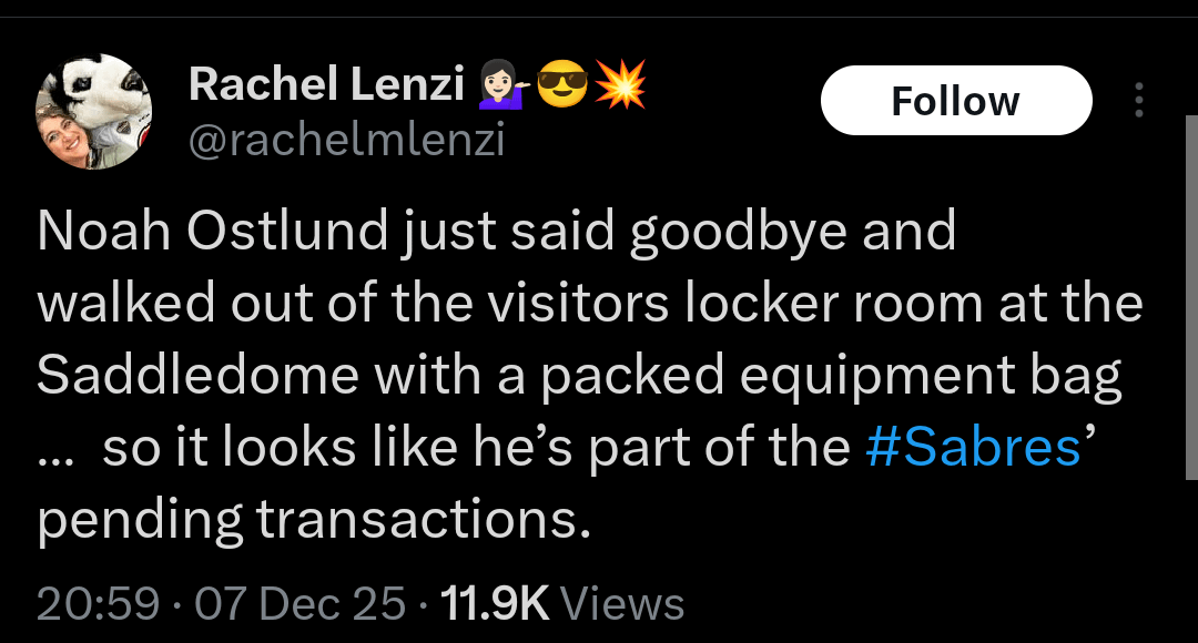 Ostlund appears to be gone