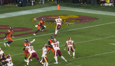 Treylon Burks makes one of the craziest catches of the year for the TD! 🤯