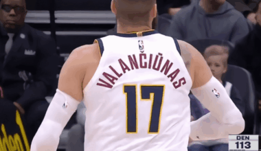 Jonas Valančiūnas post work