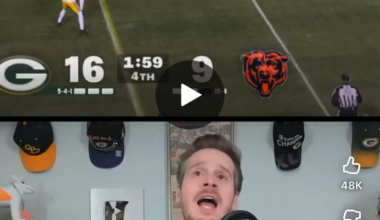 Tom Grossi always increases my enjoyment when the Bears beat the Packers 😂