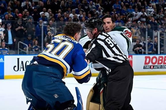 Does anyone know why the old fluery and binnington fight wasn’t allowed?