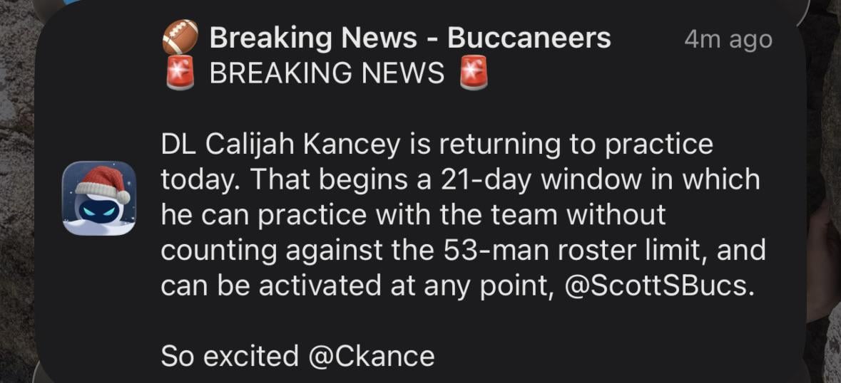 Calijah Kancey Return