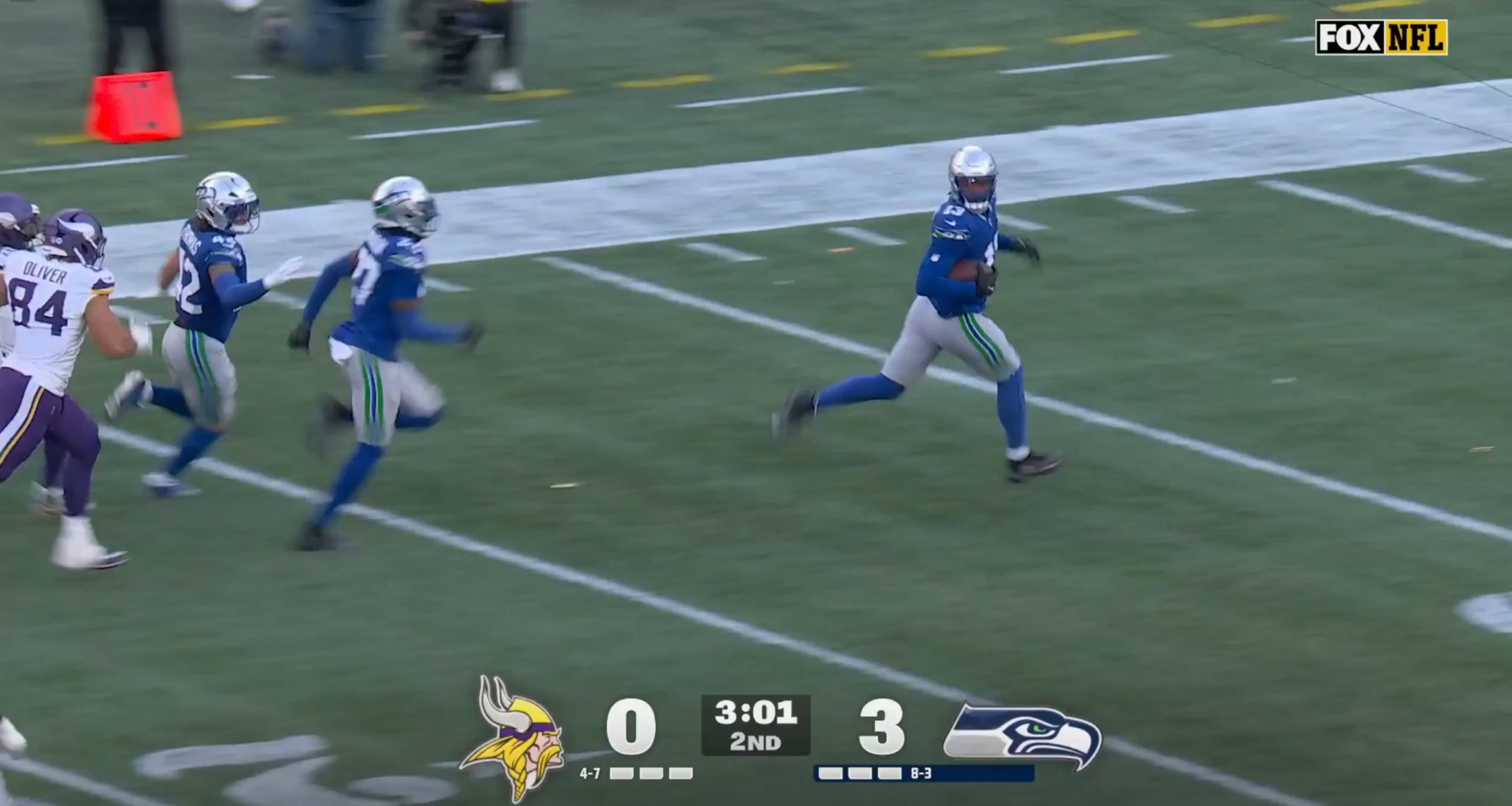 How fast is Riq Woolen? This is ridiculous!