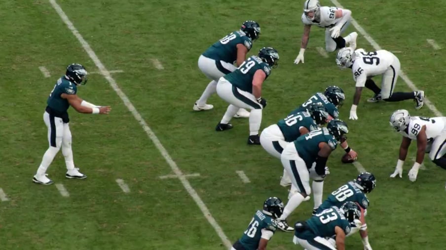 Jalen Hurts and Nick Sirianni had fun with this play call.