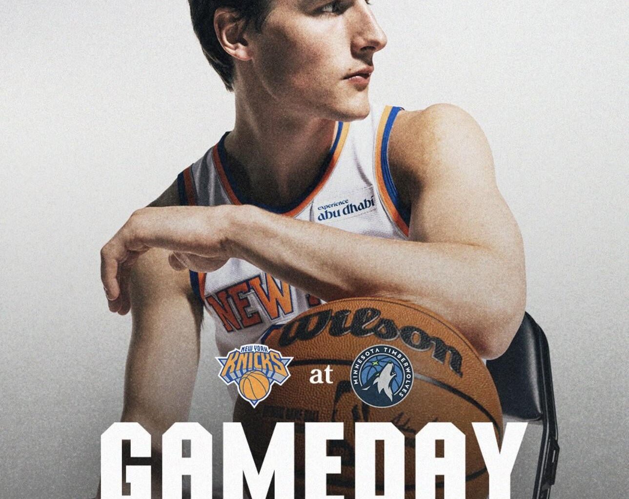 Knicks play at 8pm today. Official Game Day Poster, just in case TK has a legacy performance. 🏆🧨💥