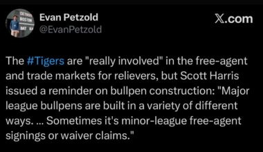 Scott Harris: "Major league bullpens are built in a variety of different ways. … Sometimes it's minor-league free-agent signings or waiver claims."