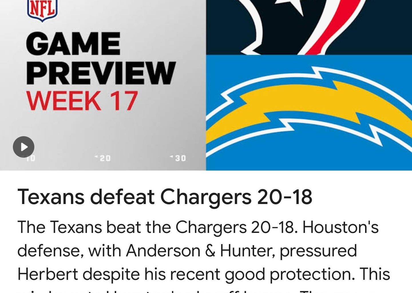 It has been prophesied